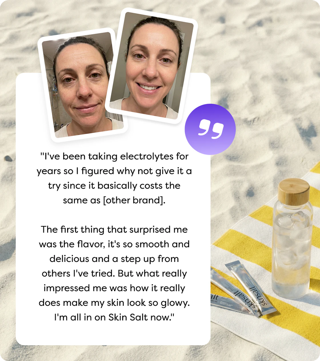 Customer testimonial