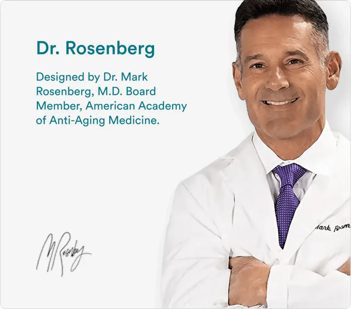 Dr. Rosenberg with RejuvaLush