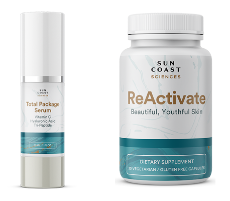 Total Package Serum and ReActivate, developed by Solana Laboratories